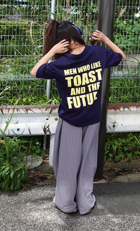 チェックボリュームラフパンツ